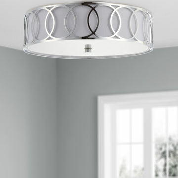 Aria Metal LED Flush Mount - JONATHAN Y